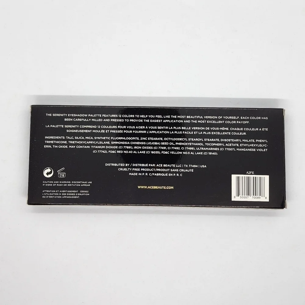 Ace Beaute Limited Edition Serenity Neutral Shades Eyeshadow Palette